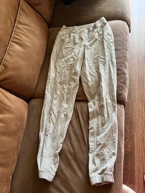 lululemon athletica Light Gray Track Pants